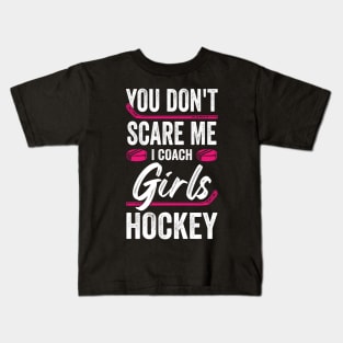 Funny Girls Ice Hockey Coach Gift Kids T-Shirt